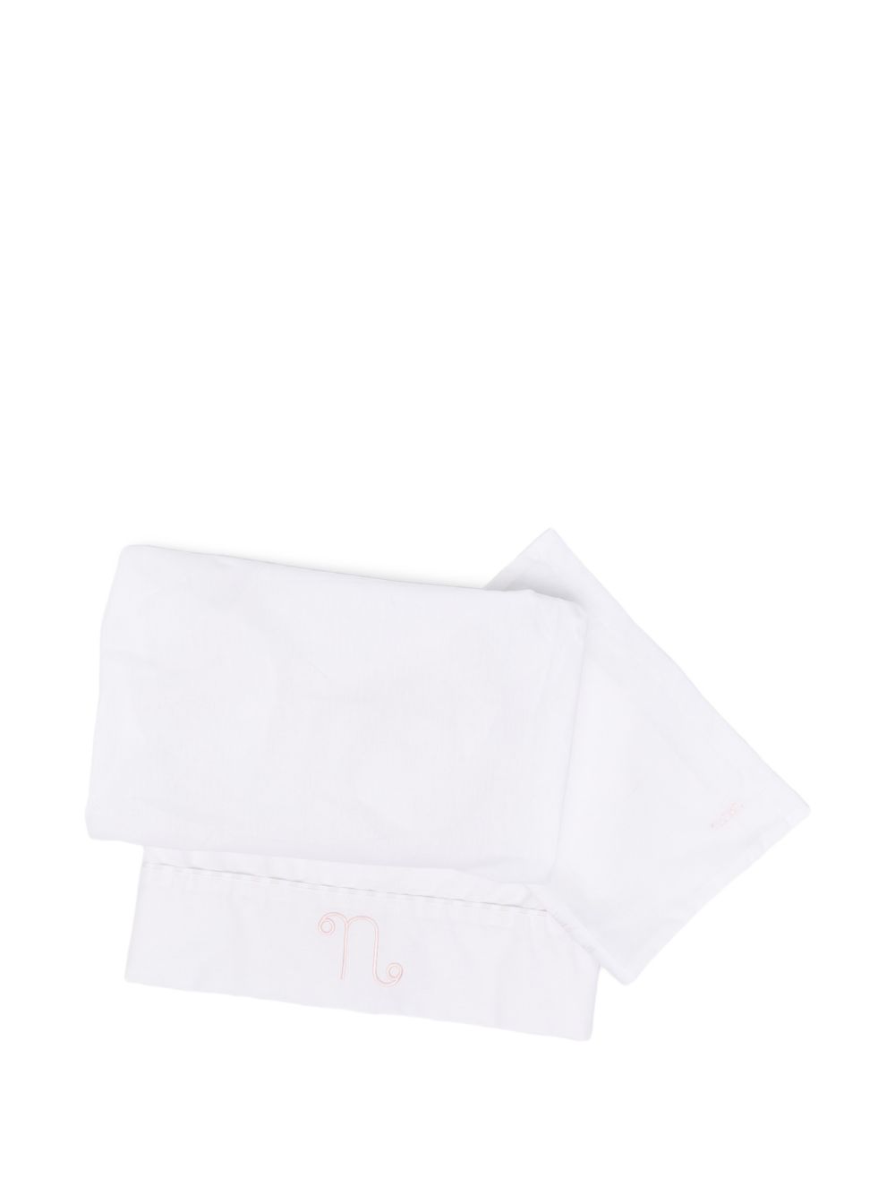 Set tre pezzi in cotone con ricamo E26407 ROSA NANAN KIDS 
