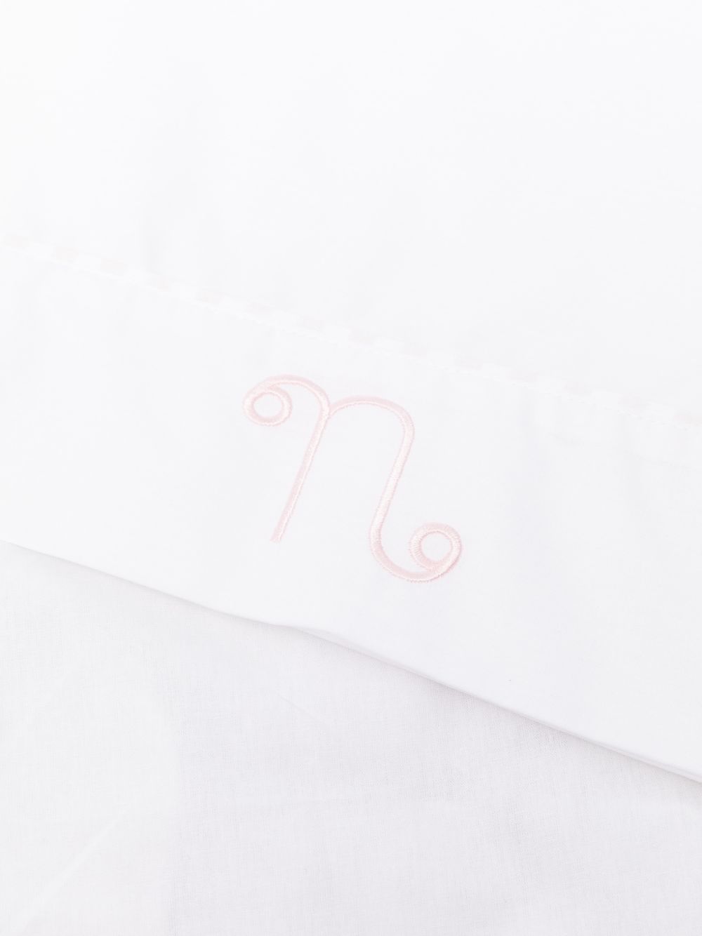Set tre pezzi in cotone con ricamo E26407 ROSA NANAN KIDS 