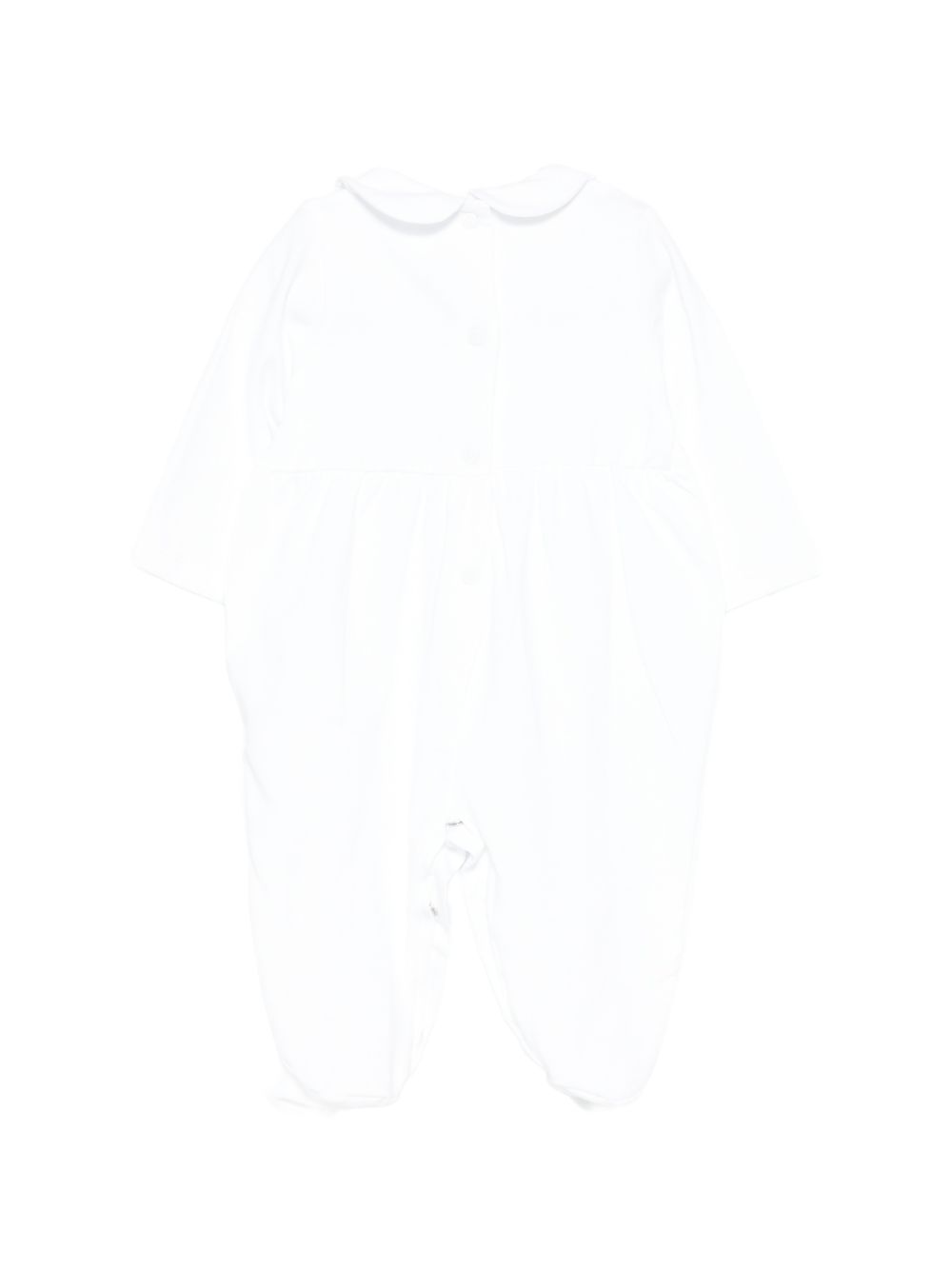 Tutina con colletto e fiocco a righe E26473 AZZURRO NANAN KIDS 