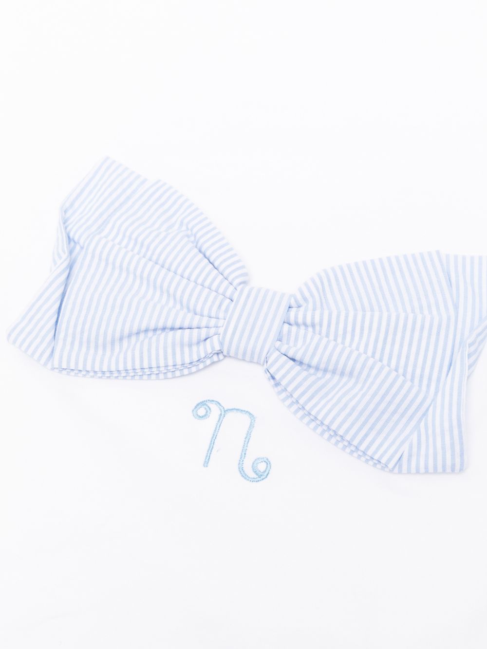 Coperta in cotone con bordi arricciati E26476 AZZURRO NANAN KIDS 