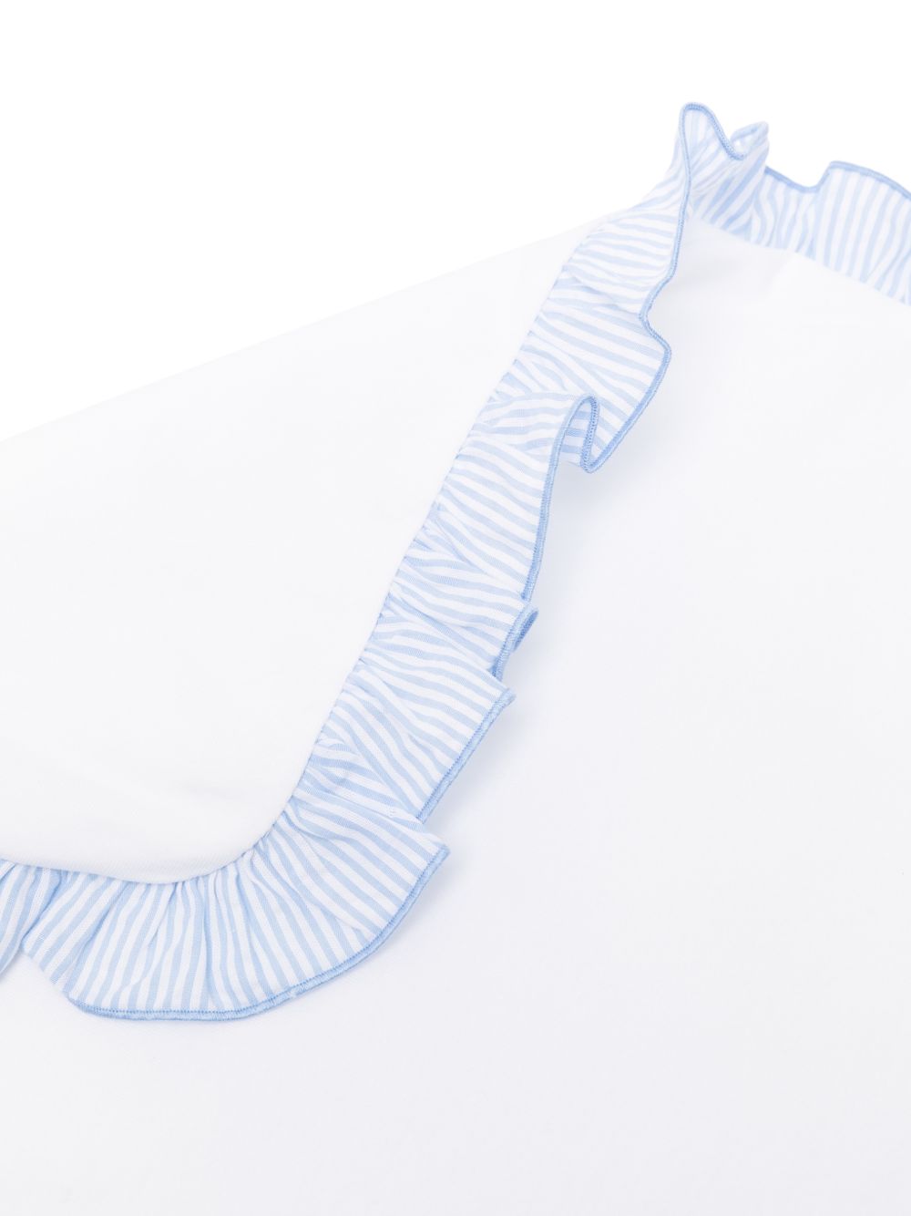 Coperta in cotone con bordi arricciati E26476 AZZURRO NANAN KIDS 