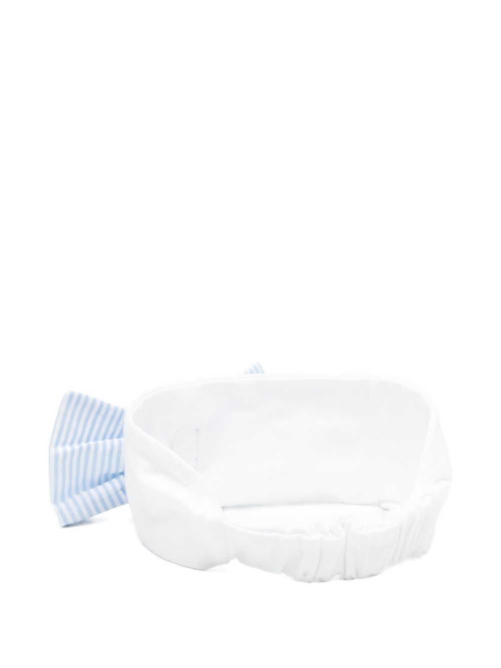 Fascia per capelli in cotone con fiocco E26477 AZZURRO NANAN KIDS 