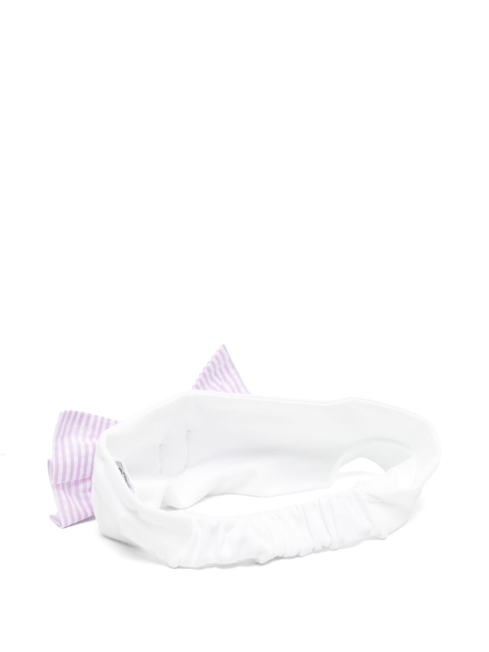 Fascia per capelli in cotone con fiocco a righe E26477 LILLA NANAN KIDS 