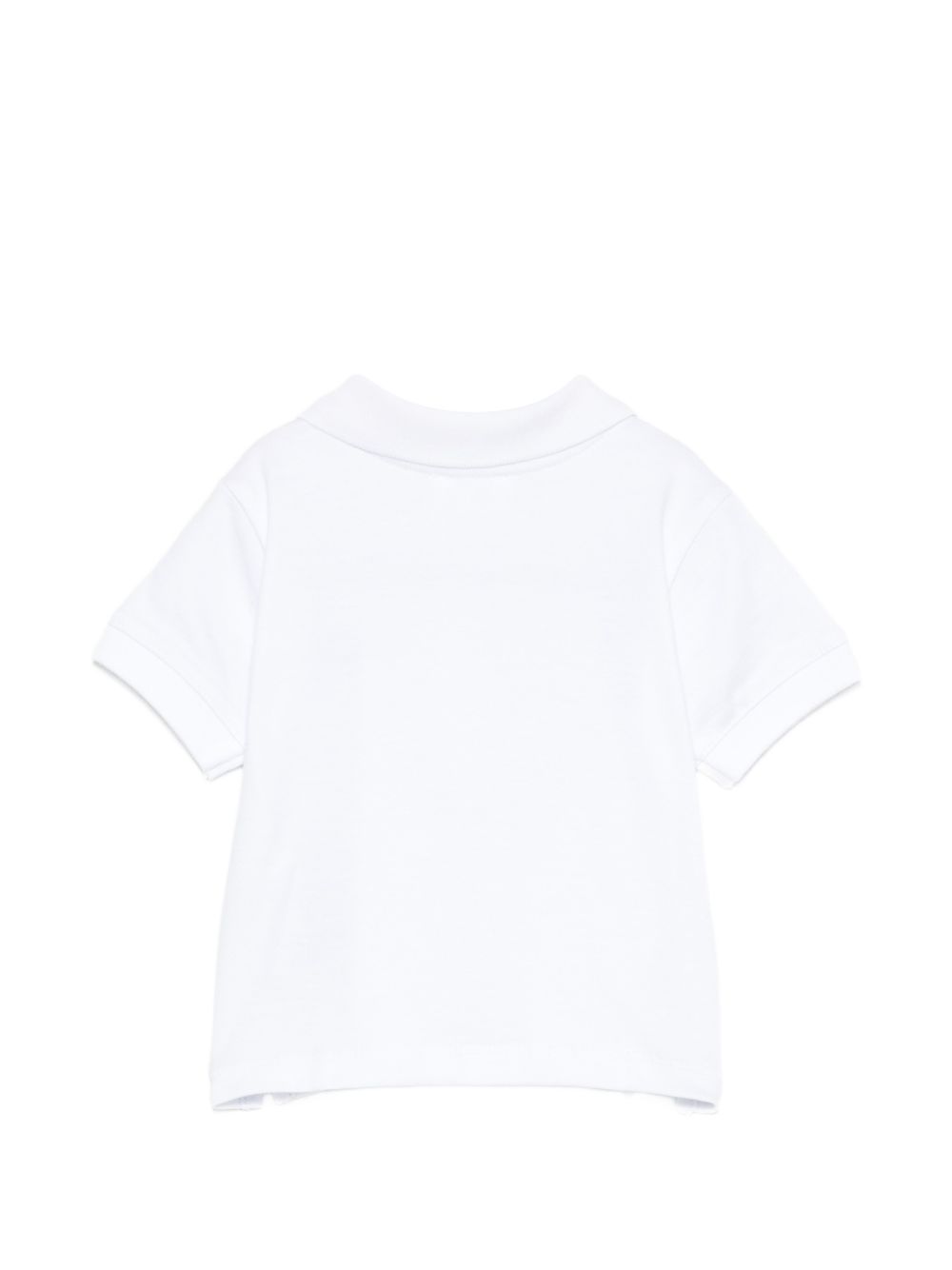 Polo in cotone con rouches E26509 BIANCO NANAN KIDS 