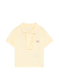 Polo in cotone con volant