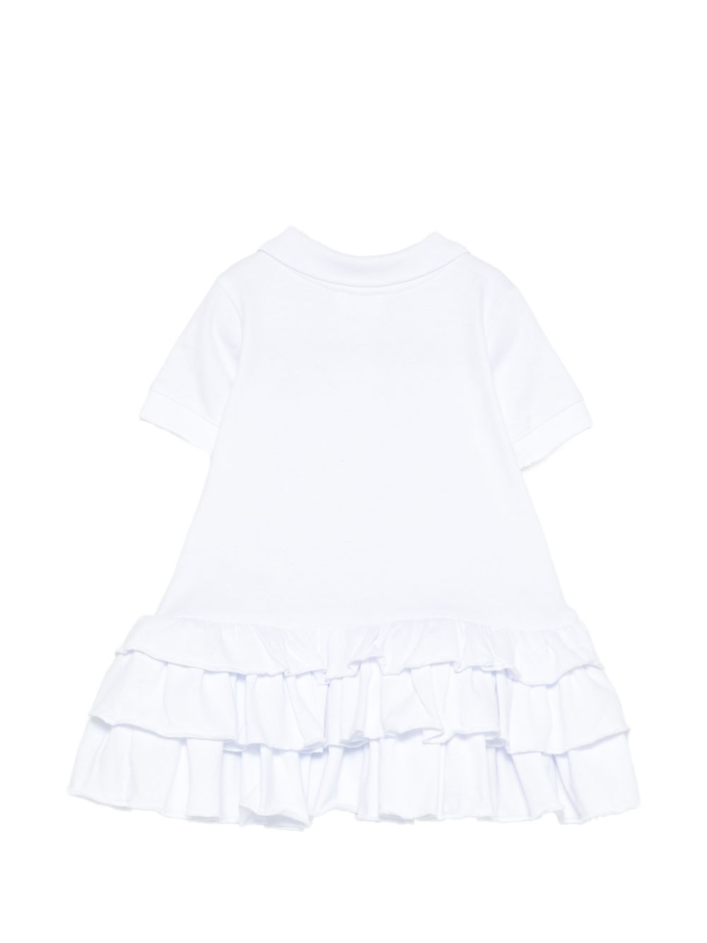 Abito polo con colletto in cotone E26510 BIANCO NANAN KIDS 