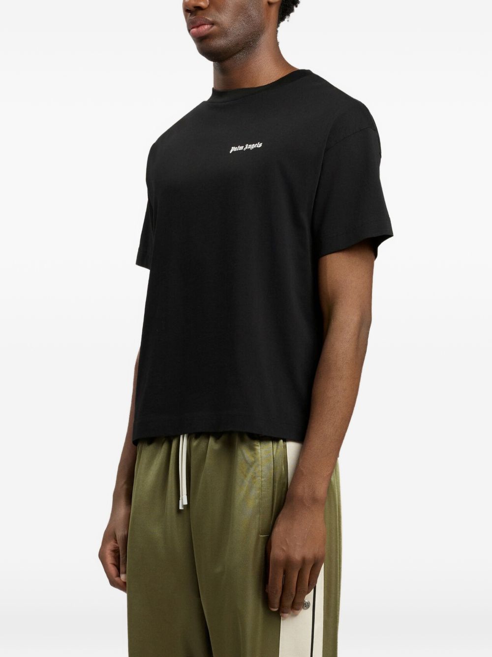 Set tre t-shirt in cotone girocollo PM2B003S26JER001 8484 PALM ANGELS 