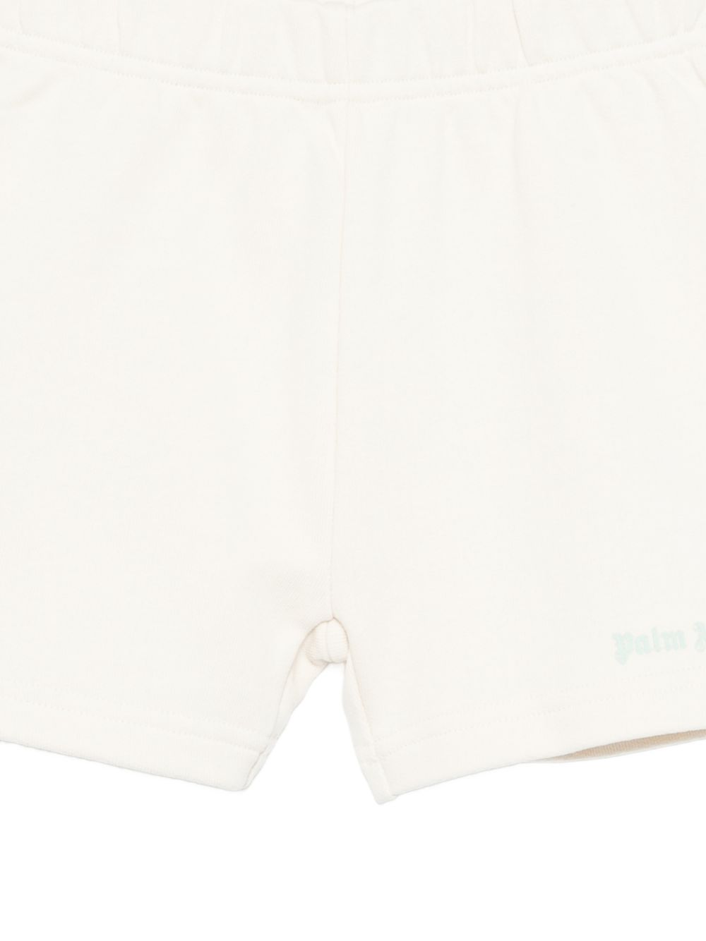 Shorts in cotone con coulisse PB6X003S26FLE001 002 PALM ANGELS KIDS 