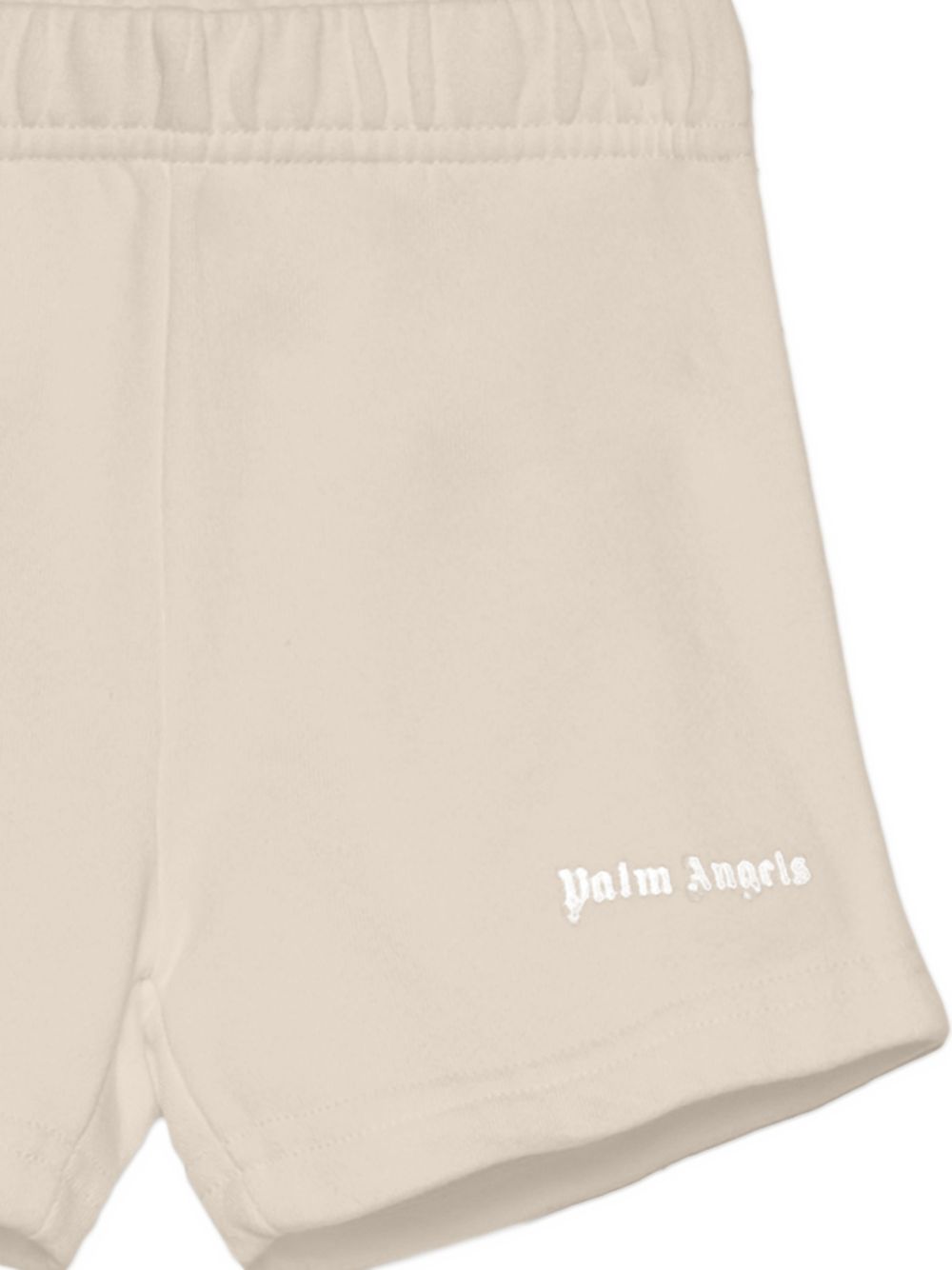 Shorts in cotone con coulisse PB6X003S26FLE001 092 PALM ANGELS KIDS 