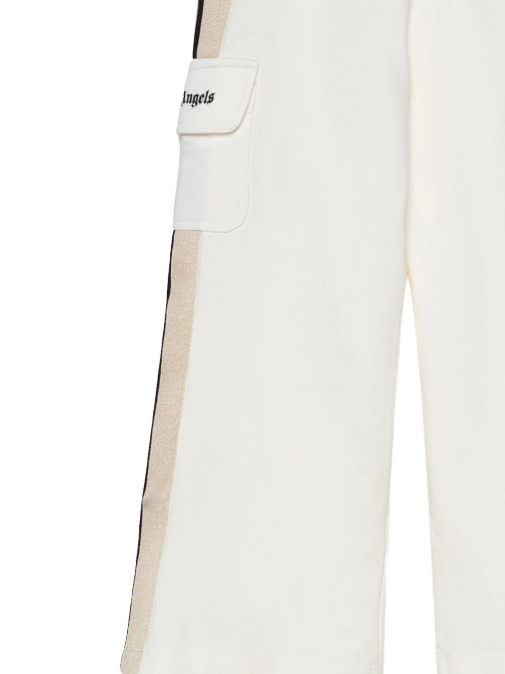 Pantaloni cargo con banda laterale PGCJ011S26FLE001 002 PALM ANGELS KIDS 