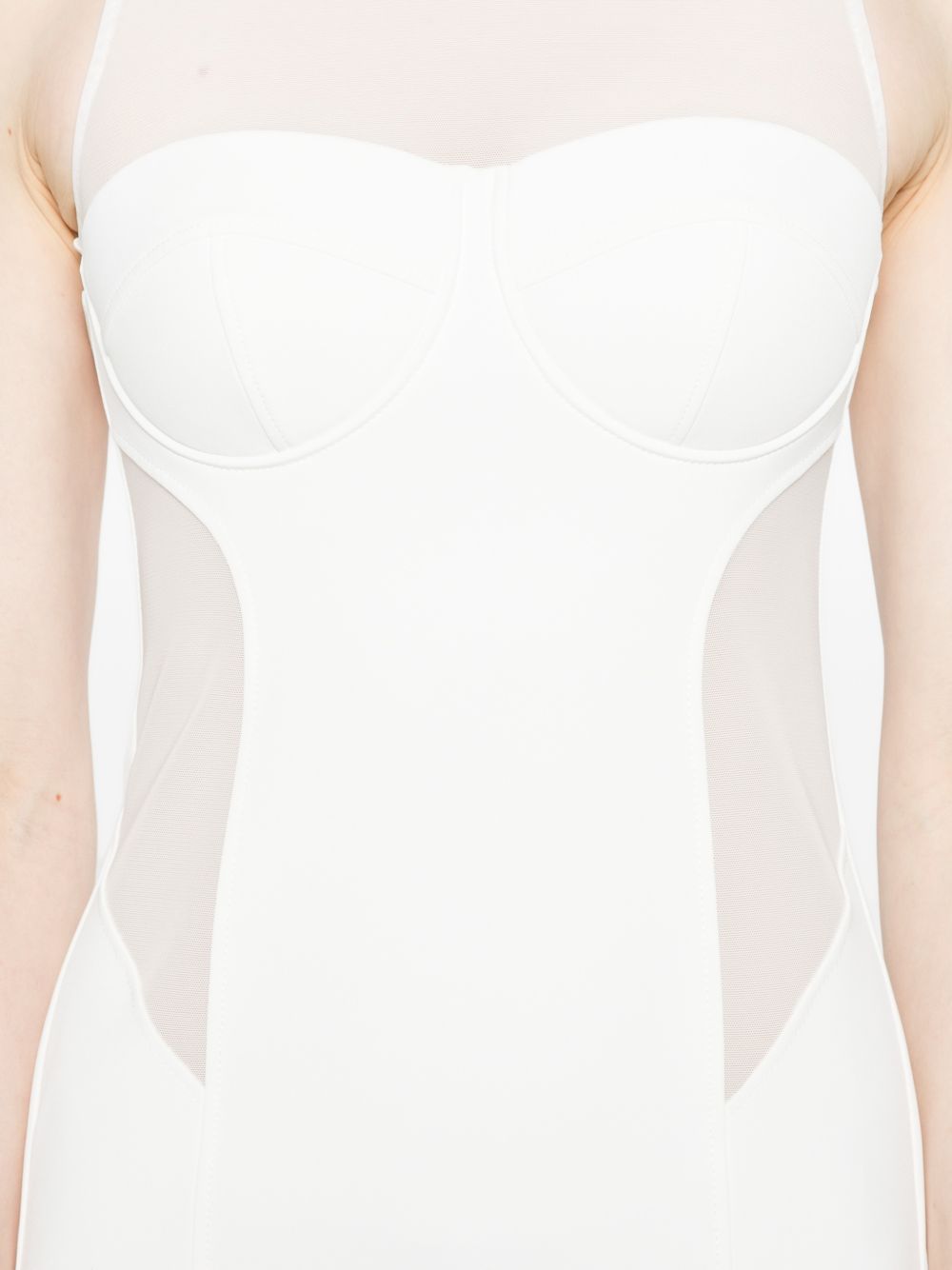 Abito midi con inserti in mesh 2A3047A737 W146 PATRIZIA PEPE 