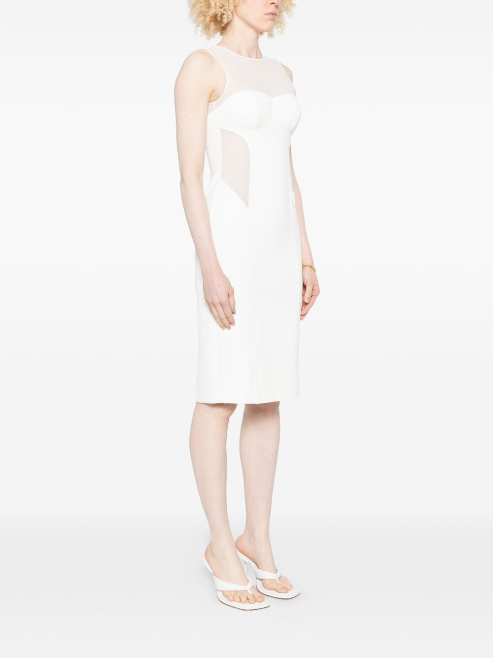 Abito midi con inserti in mesh 2A3047A737 W146 PATRIZIA PEPE 