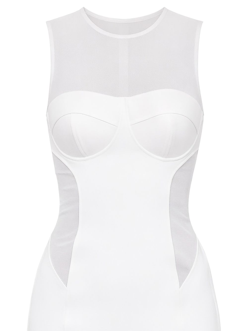 Abito midi con inserti in mesh 2A3047A737 W146 PATRIZIA PEPE 