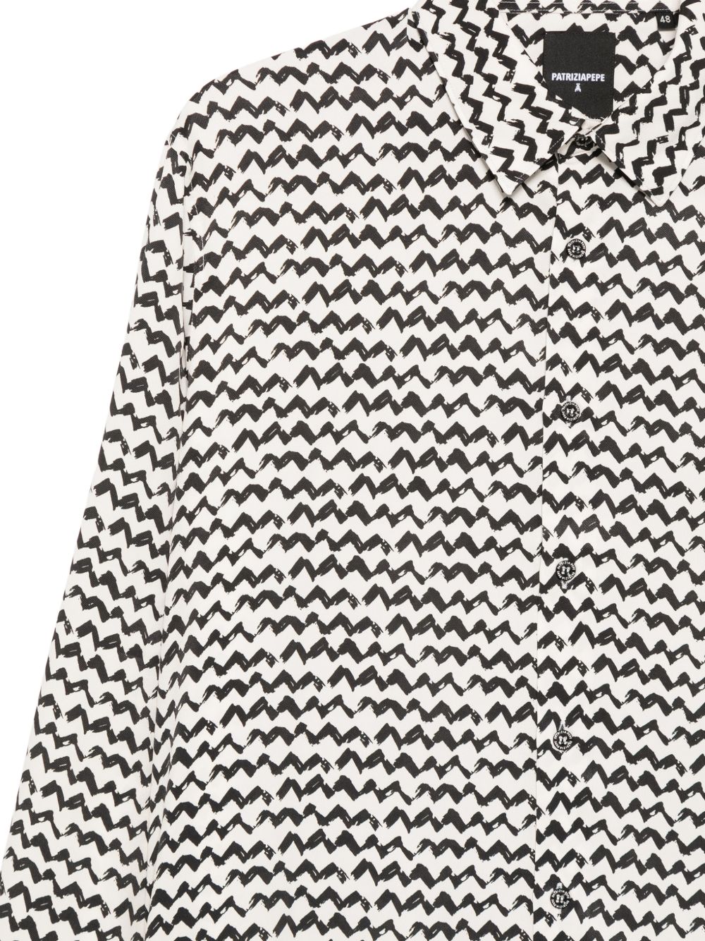 Camicia in viscosa con stampa 5C0310A093 FG81 PATRIZIA PEPE 