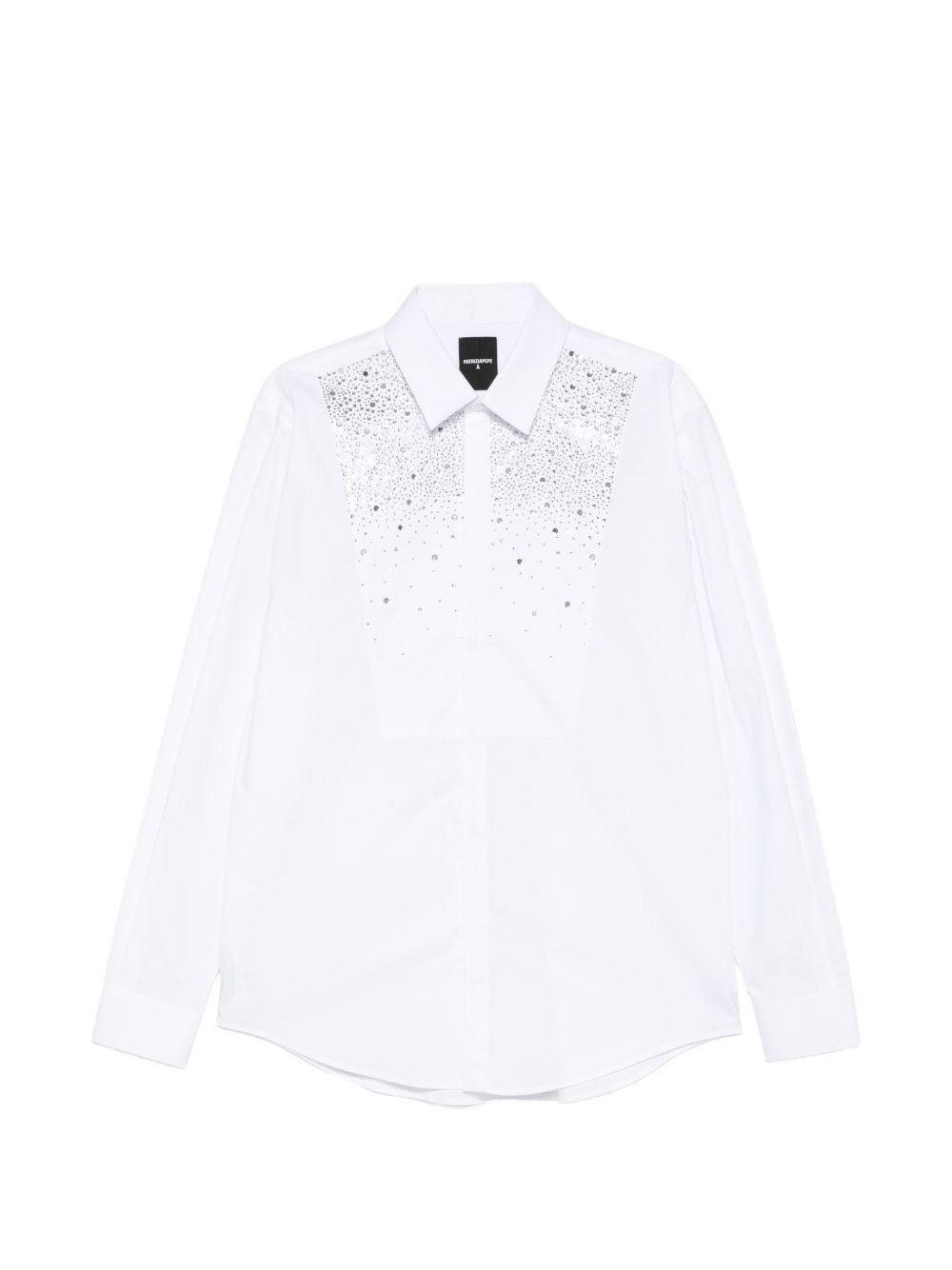 Camicia in cotone con cristalli 5C0339A1VX W103 PATRIZIA PEPE 