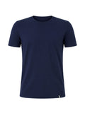 T-shirt girocollo blu scuro