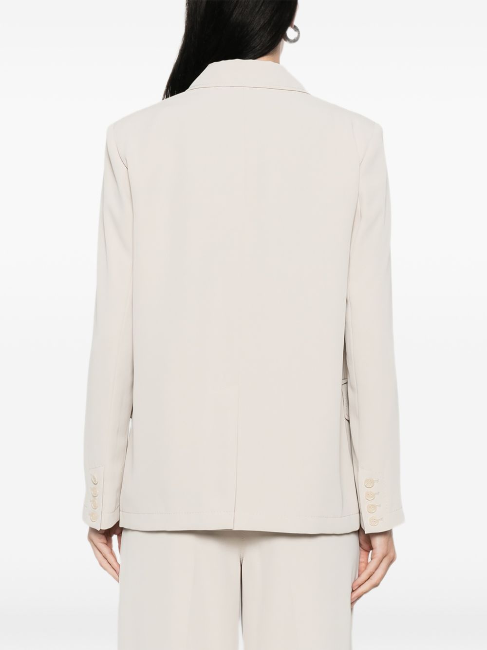 Blazer doppiopetto con revers a lancia 2611041043200 001 PENNY BLACK 