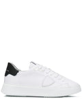 Sneakers in pelle con suola chunky