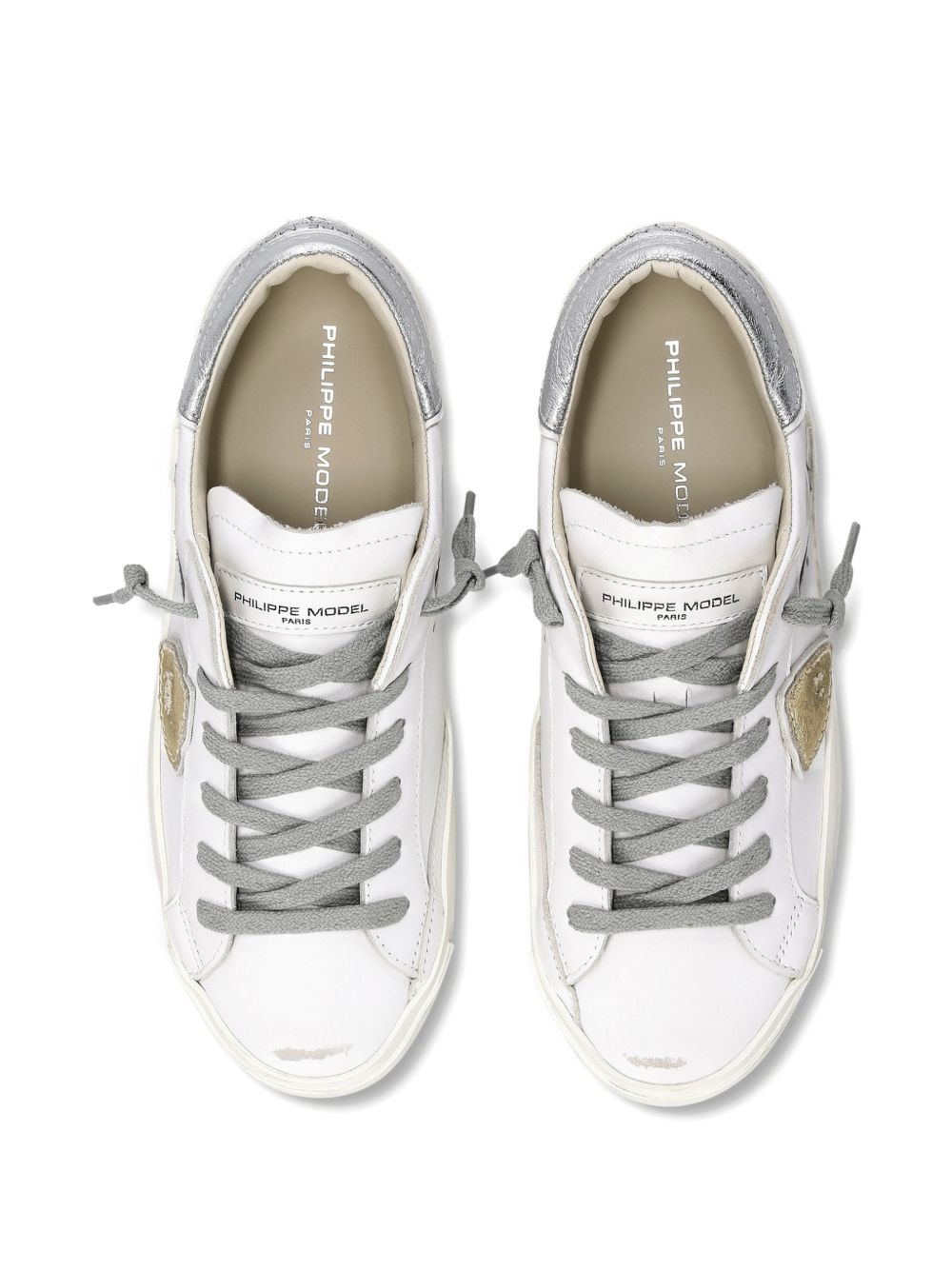 Sneakers in pelle con dettaglio dorato PRLD VM04 PHILIPPE MODEL 