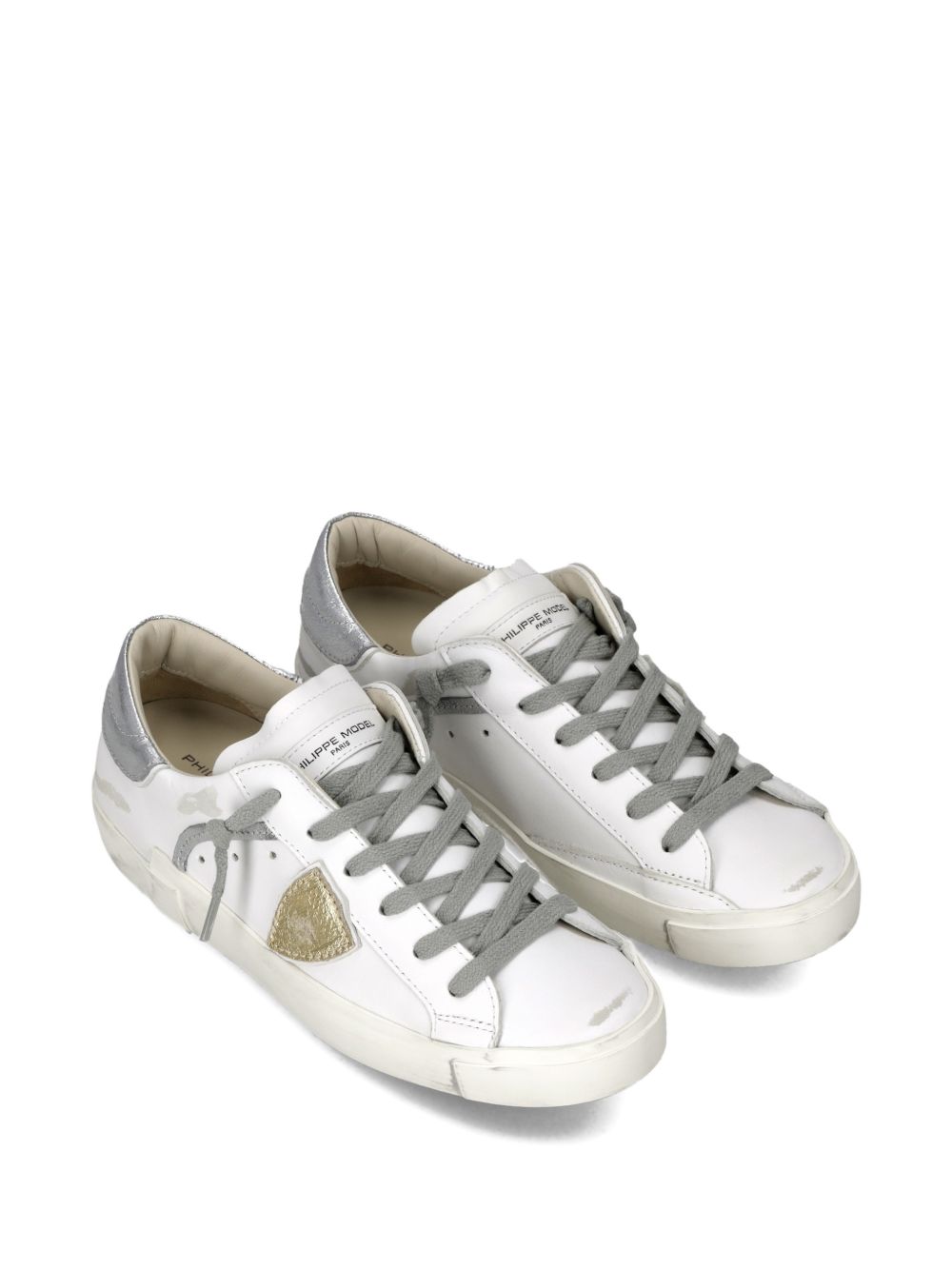 Sneakers in pelle con dettaglio dorato PRLD VM04 PHILIPPE MODEL 