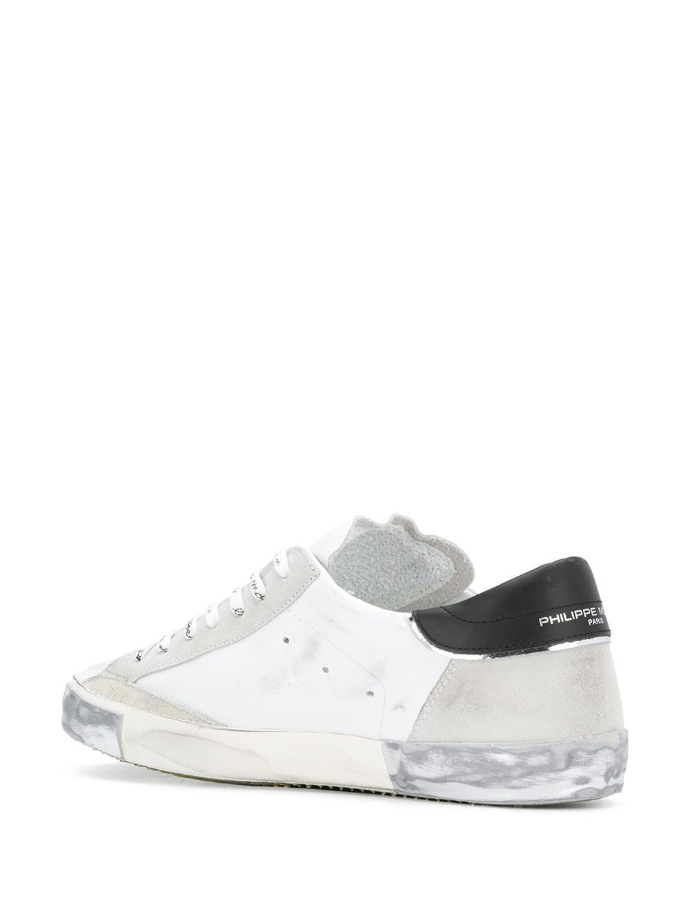 Sneakers con patch scudo e suola consumata PRLU MA02 PHILIPPE MODEL 