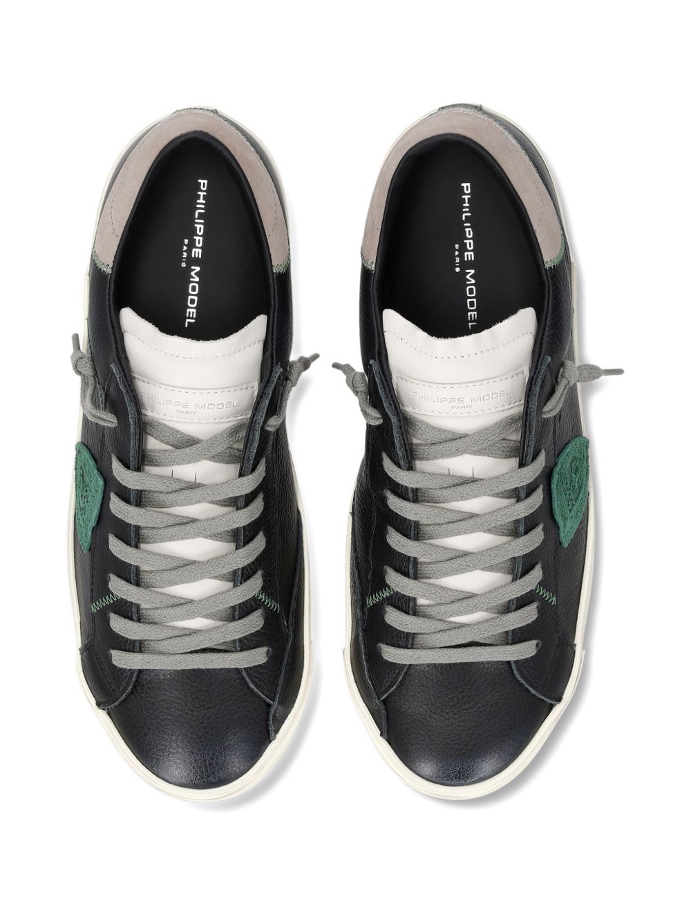 Sneakers in pelle con patch laterale PRLU VZ02 PHILIPPE MODEL 