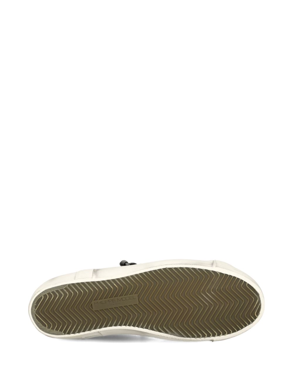 Sneakers in pelle con patch laterale PRLU VZ02 PHILIPPE MODEL 