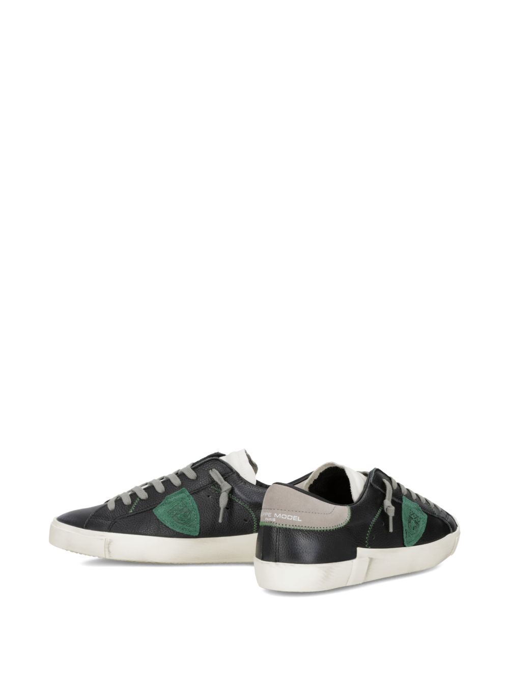 Sneakers in pelle con patch laterale PRLU VZ02 PHILIPPE MODEL 