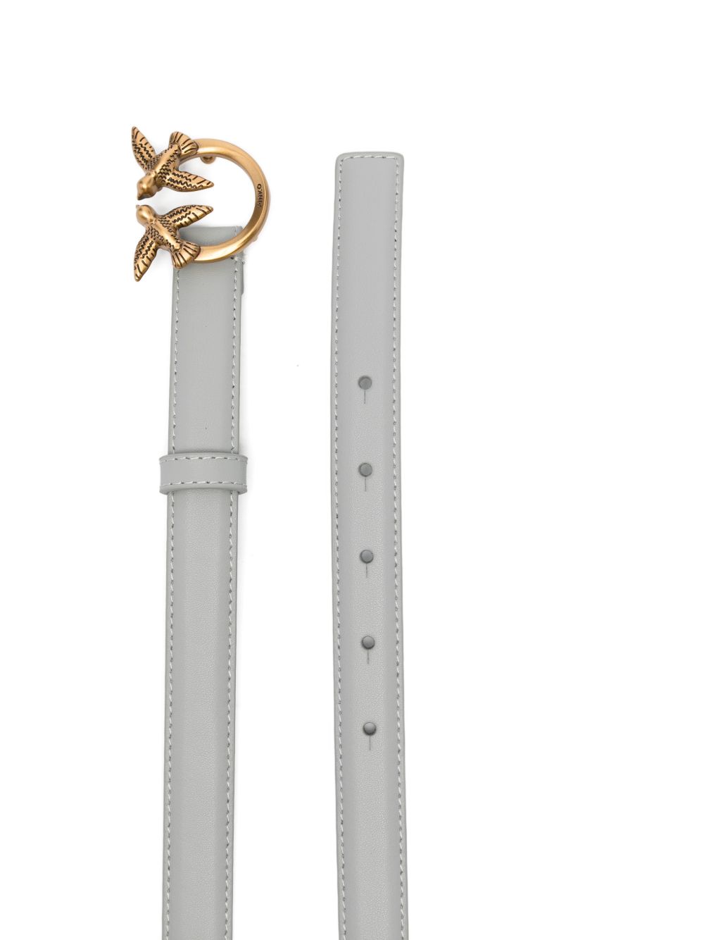 Cintura in pelle con fibbia logo 100143A0F1 K32Q PINKO 