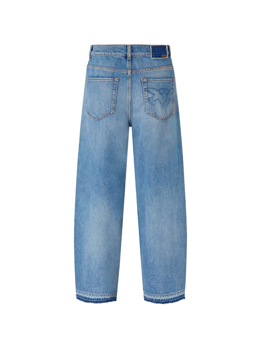 Jeans a gamba ampia in cotone 103857A341 PJF PINKO 