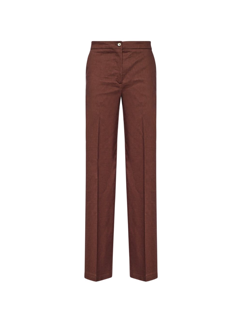 Pantaloni palazzo in lino 104929A34I L78 PINKO 