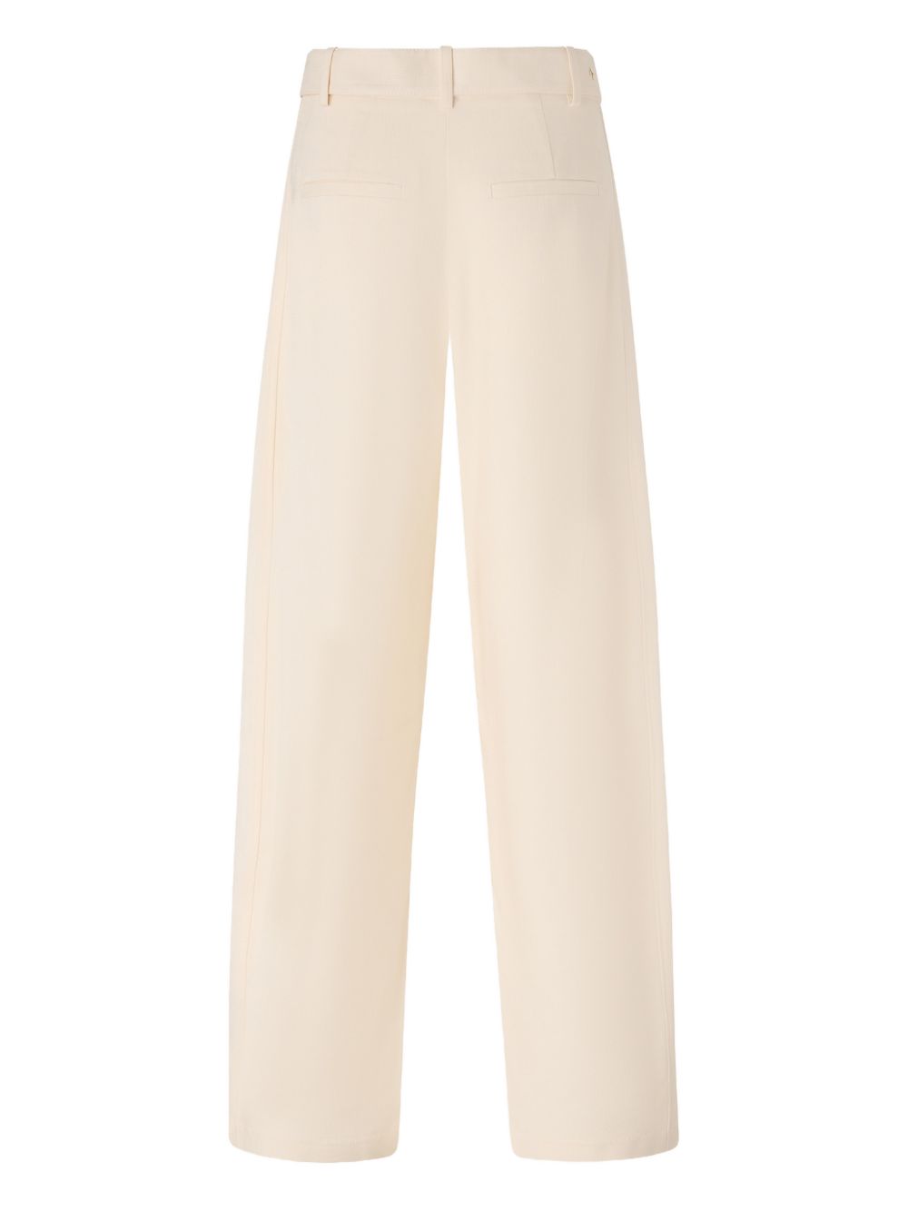 Pantaloni in viscosa a gamba dritta con cintura 106492A2W6 C00 PINKO 