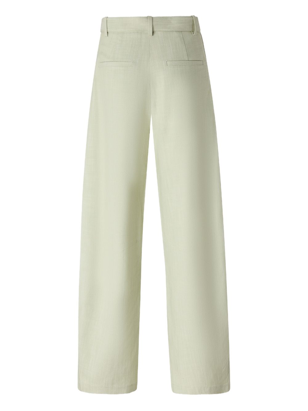 Pantaloni in viscosa a gamba dritta con cintura 106492A2W6 S79 PINKO 