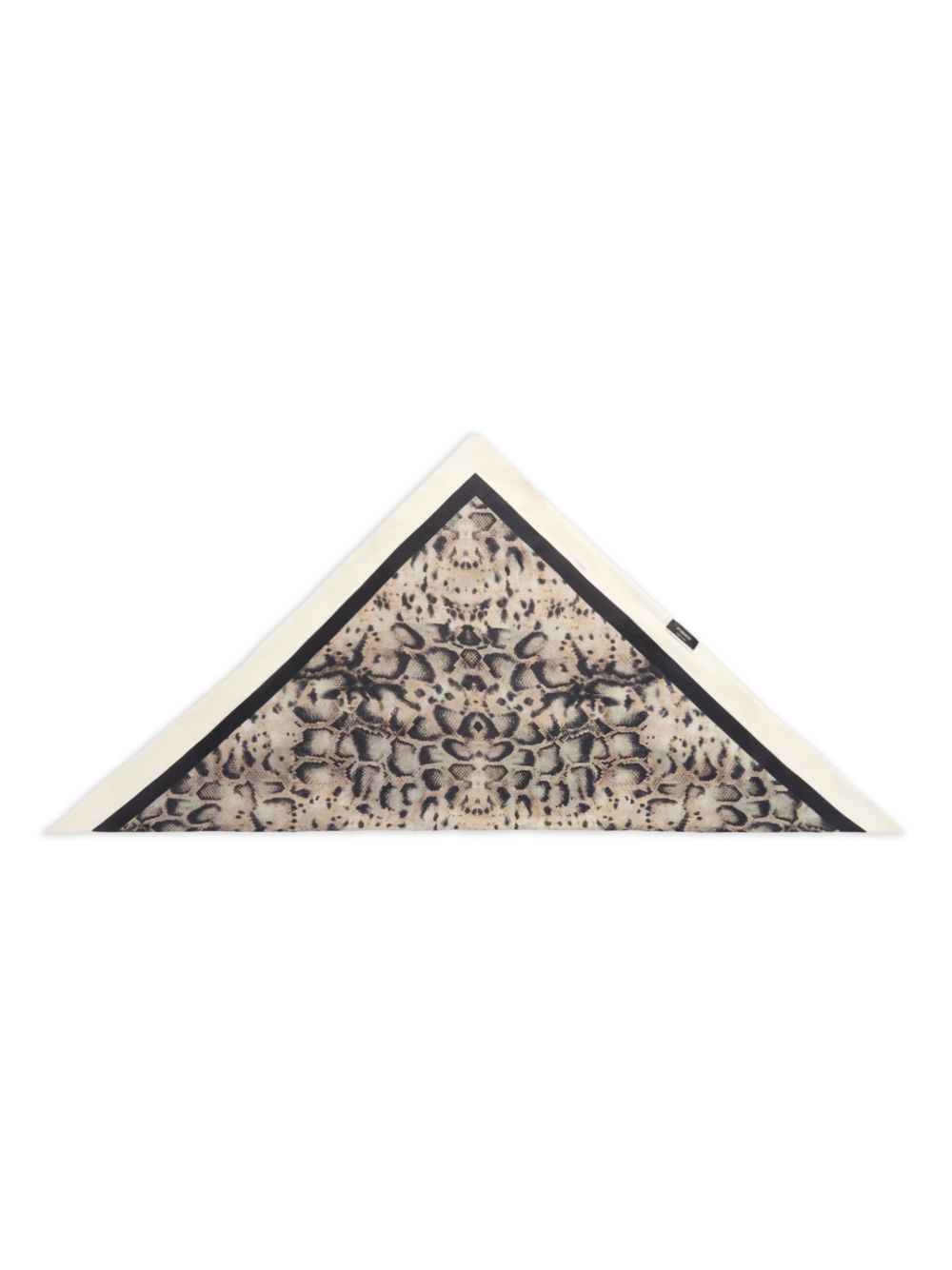 Bandana triangolare stampa pitone 106655A38H CZ5 PINKO 