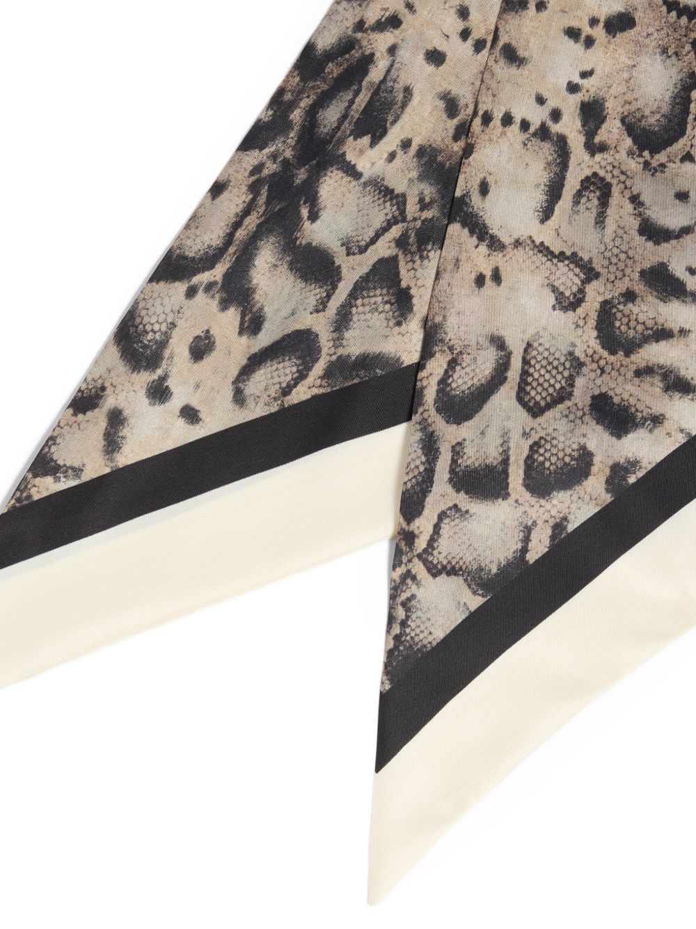 Bandana triangolare stampa pitone 106655A38H CZ5 PINKO 