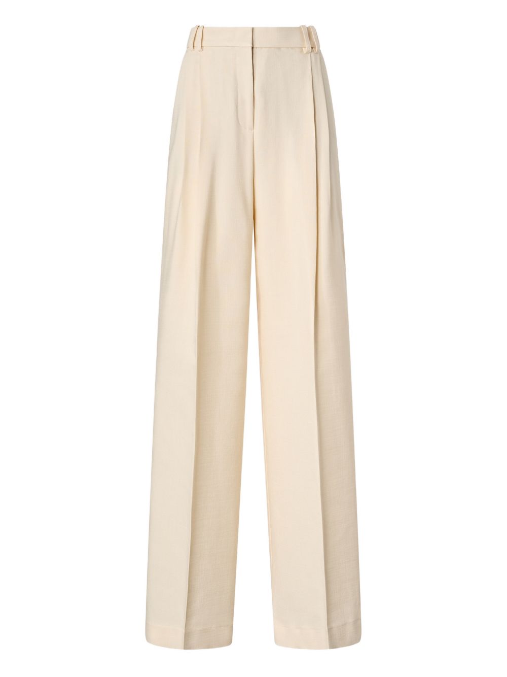 Pantaloni palazzo a vita alta con pieghe 106918A2W6 C00 PINKO 