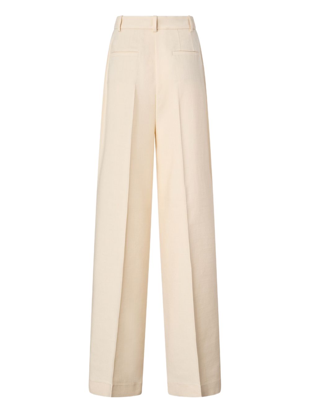 Pantaloni palazzo a vita alta con pieghe 106918A2W6 C00 PINKO 