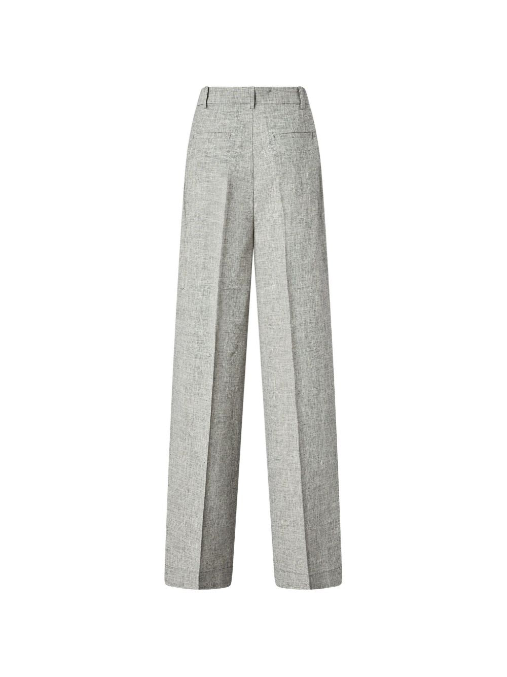 Pantaloni a gamba ampia con pince 106918A3AS ZZ2 PINKO 
