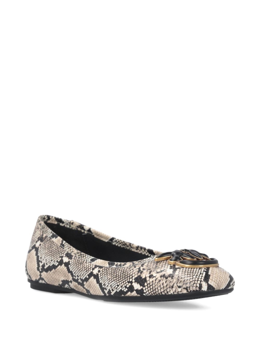 Ballerine stampa pitone con fibbia SD0379P042 I93 PINKO 