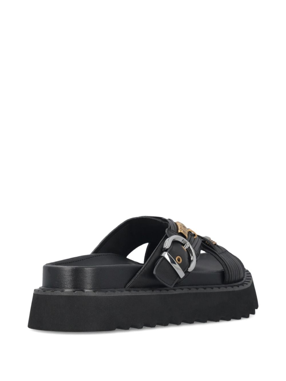 Sandali platform con fibbia e cinturino incrociato SD0537P003 Z99 PINKO 