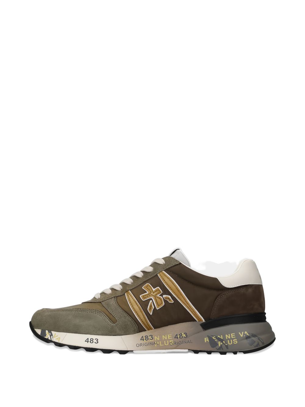 Sneakers in pelle e camoscio con suola chunky LANDER 8009 PREMIATA 