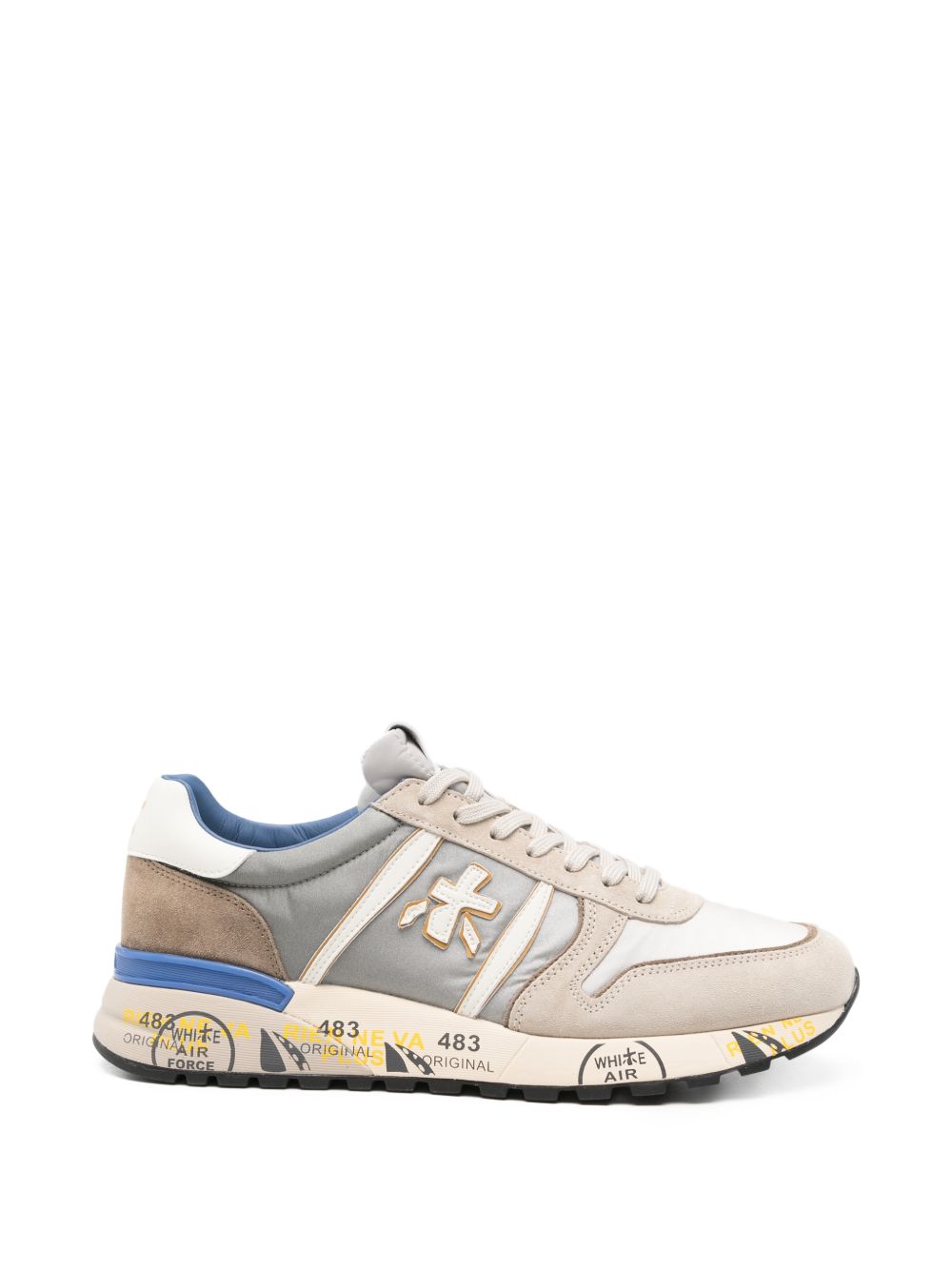 Sneakers low-top in pelle e tessuto con logo LANDER 8010 PREMIATA 