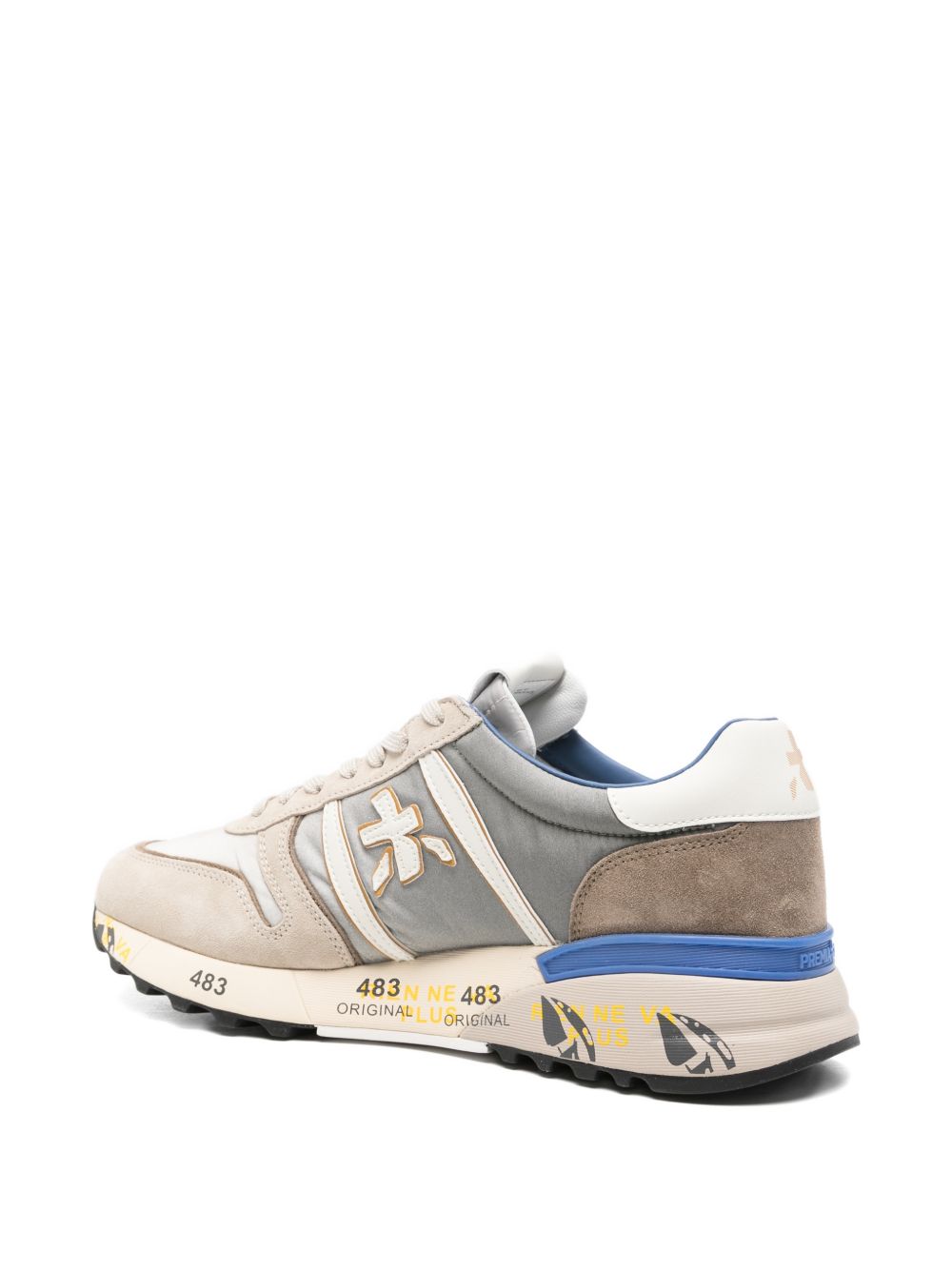 Sneakers low-top in pelle e tessuto con logo LANDER 8010 PREMIATA 