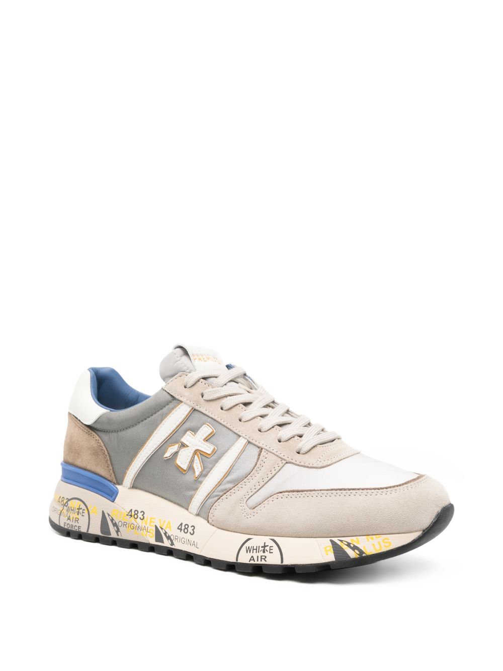 Sneakers low-top in pelle e tessuto con logo LANDER 8010 PREMIATA 