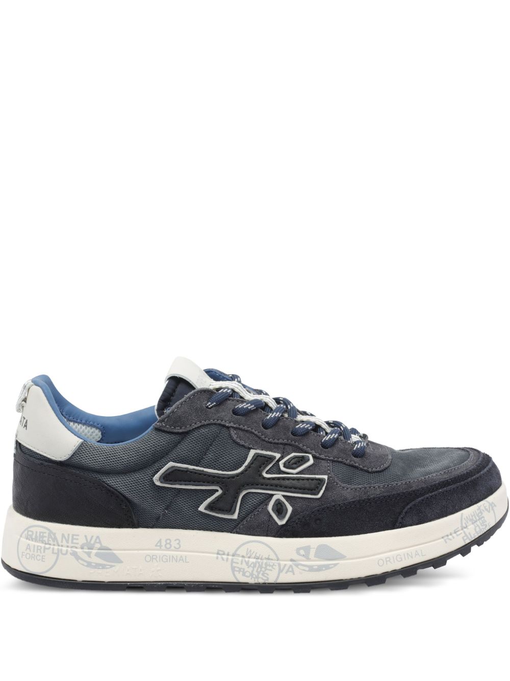Sneakers in pelle scamosciata con chiusura a lacci NOUS 7726 PREMIATA 