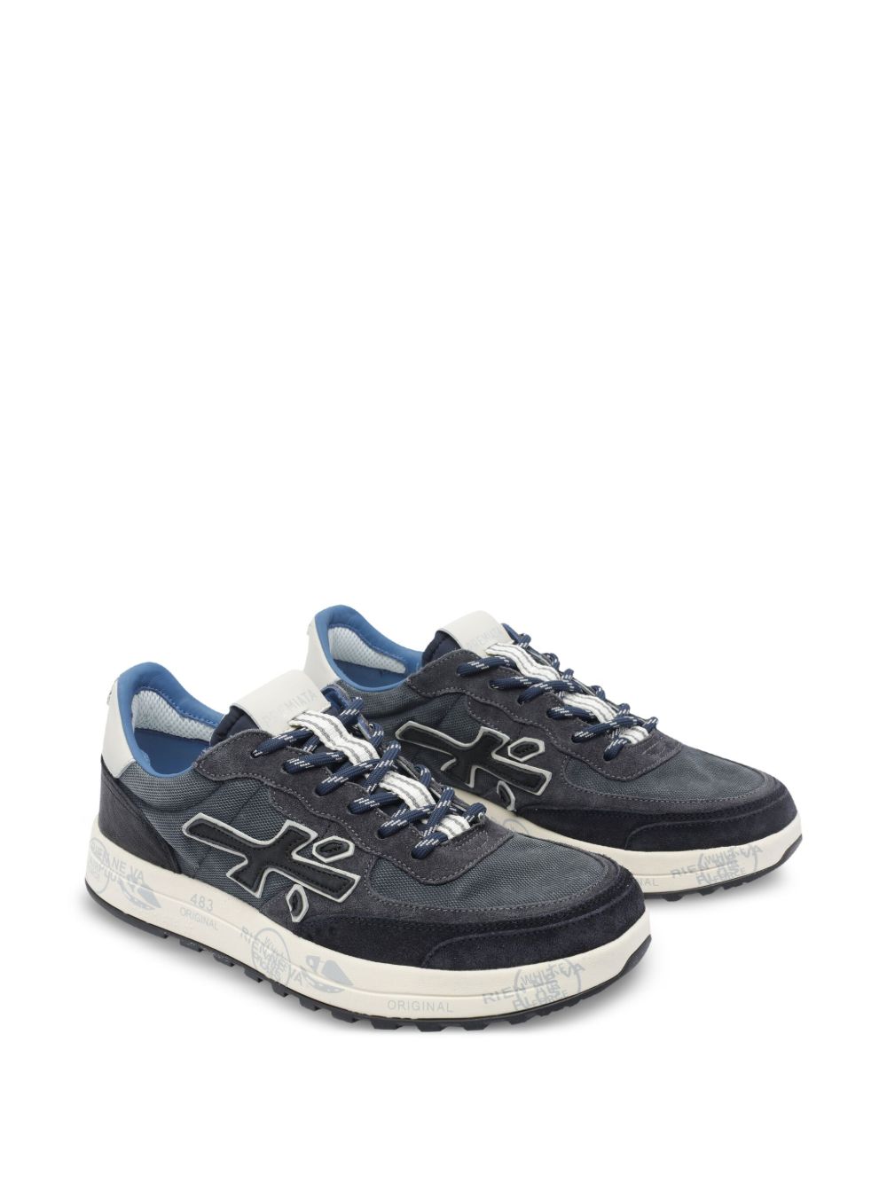 Sneakers in pelle scamosciata con chiusura a lacci NOUS 7726 PREMIATA 
