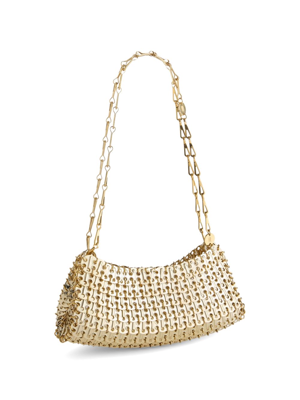 Borsa a spalla con dettagli dorati a catena 26ESS0572MET769 P711 RABANNE 