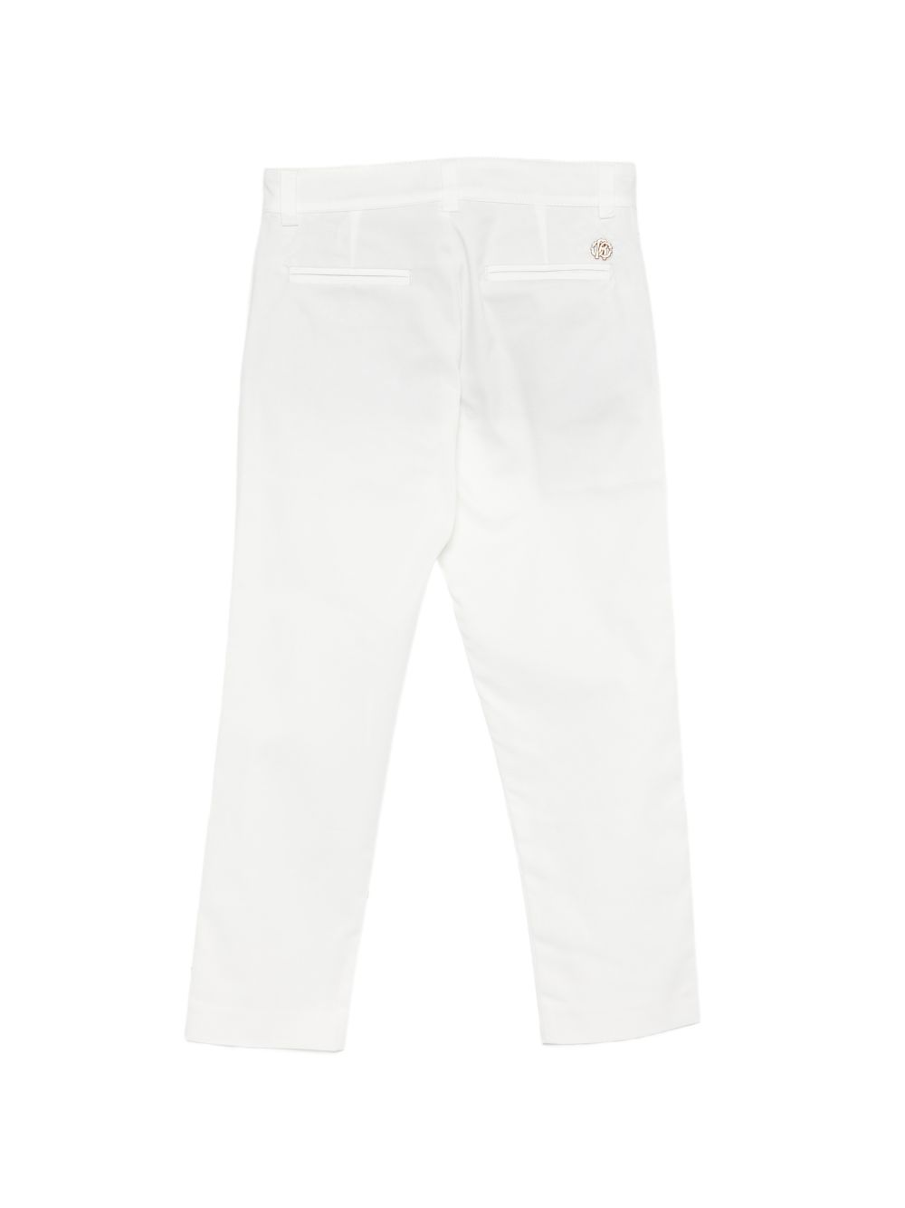 Pantaloni con risvolto CBP26002PA WHITE ROBERTO CAVALLI  JUNIOR 