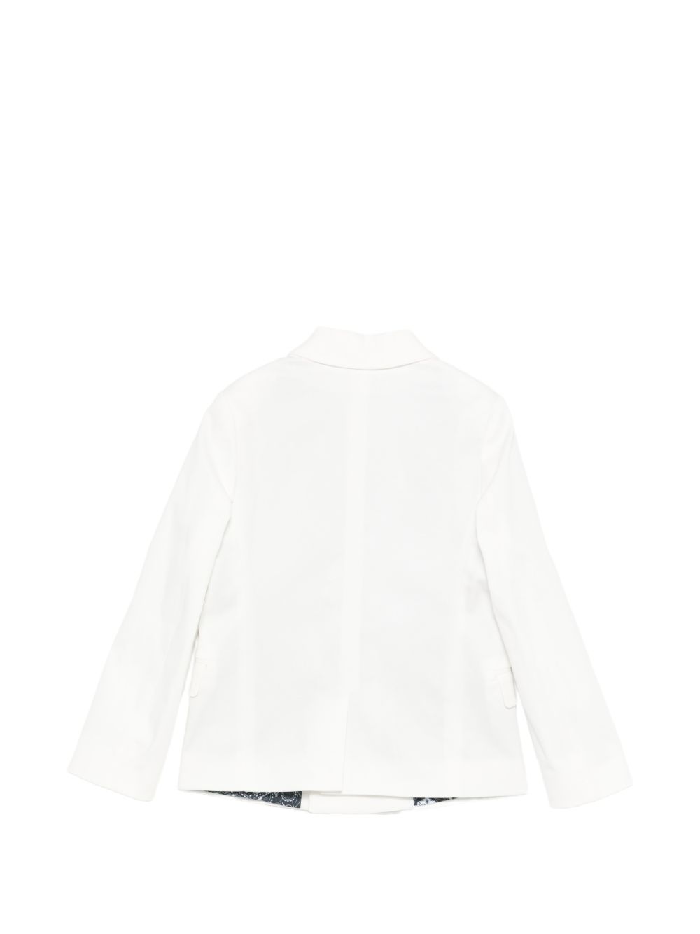 Blazer doppiopetto con bottoni dorati CBP26100GC WHITE ROBERTO CAVALLI  JUNIOR 