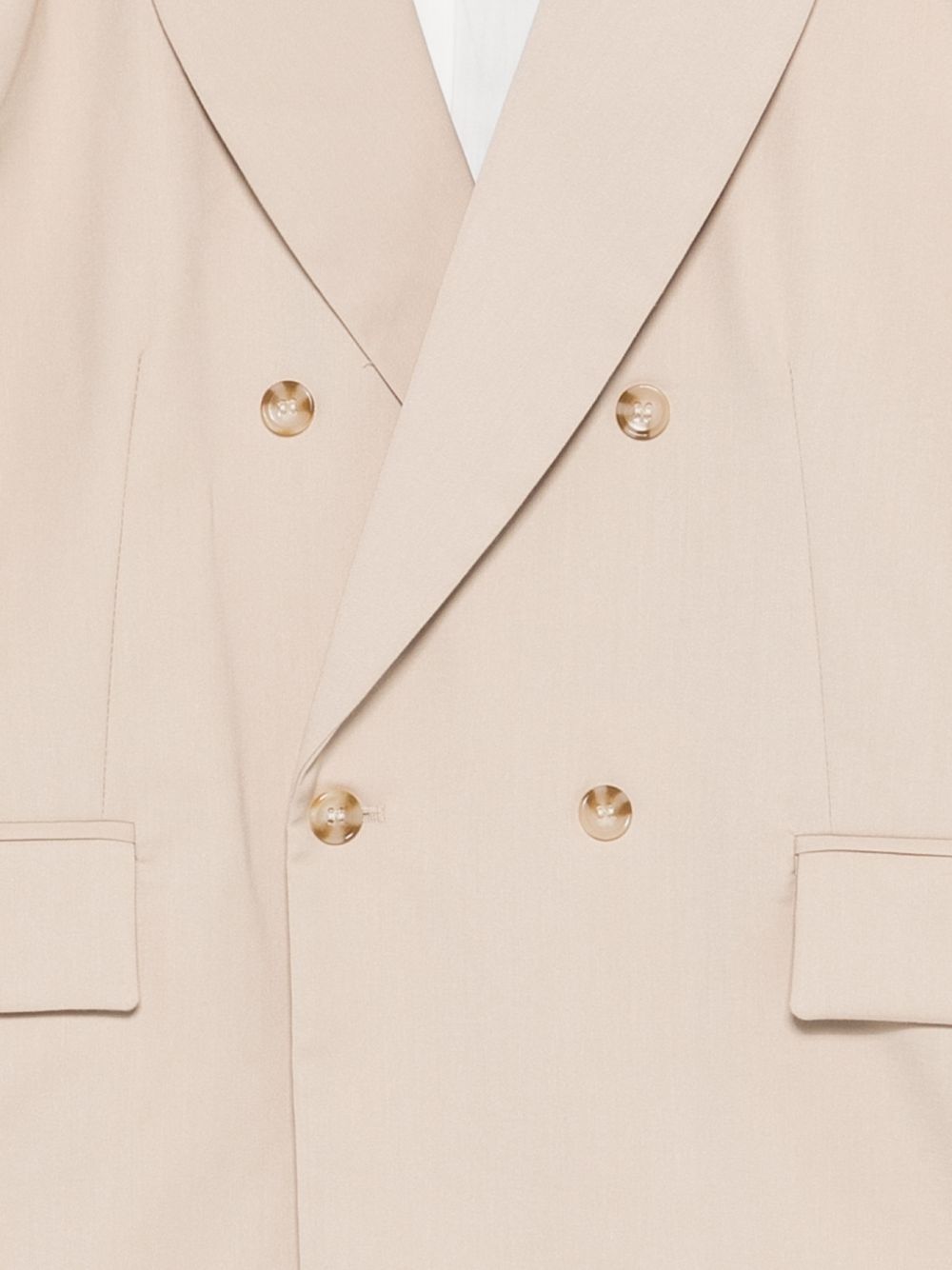 Blazer doppiopetto con revers a lancia CBP26119GC BEIGE ROBERTO CAVALLI  JUNIOR 